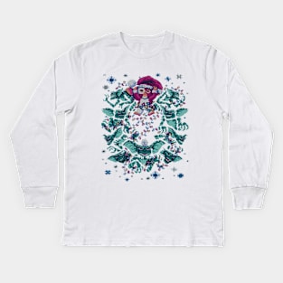 Mogwai Pixel Kids Long Sleeve T-Shirt